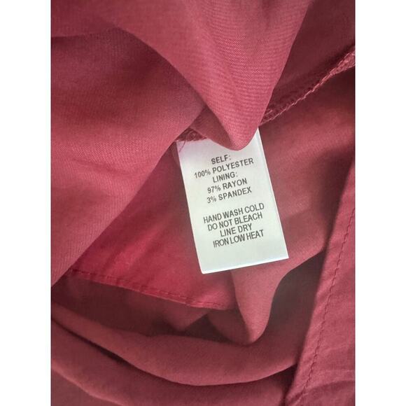 Lulus Burgundy Off Shoulder Top Size S - Picture 4 of 6